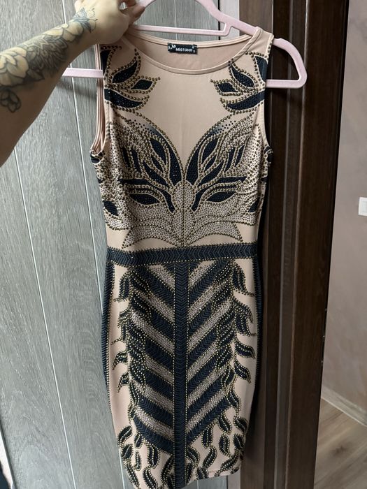 Официална рокля с камъни