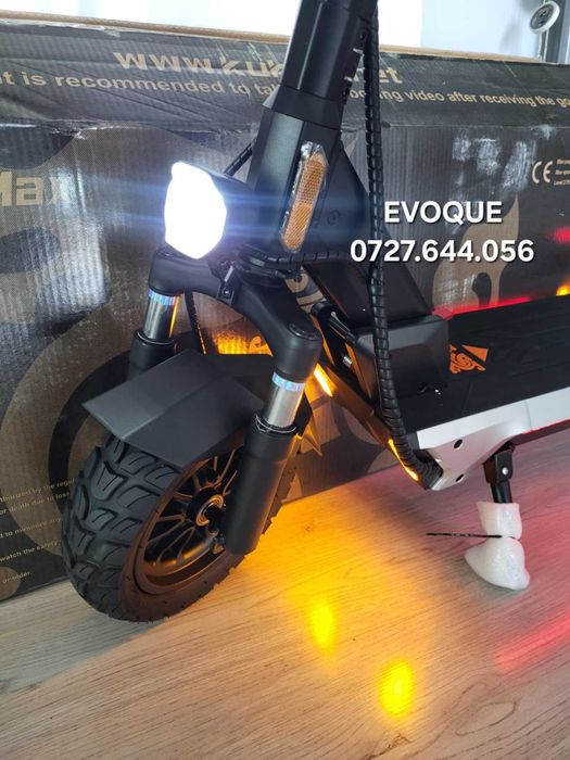 Trotineta electrica kukirin M4 MAX 53 KM/ora roti 10" NOUA 2026 18.2Ah