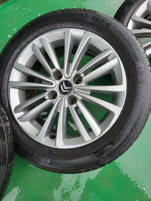 Vand cauciucuri 12,4/11-24,vand cauciucuri de vara  205/55/16 plus genti originale de Citroen,plug 3 tripite Overum.