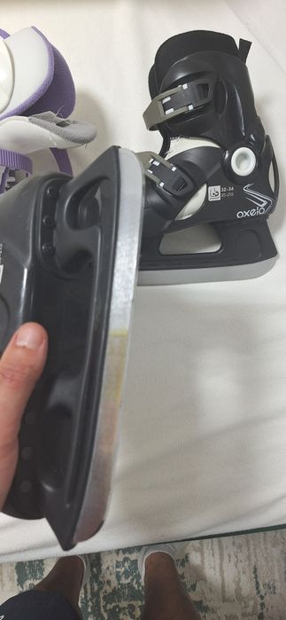 Patine copii Oxelo albe si negre