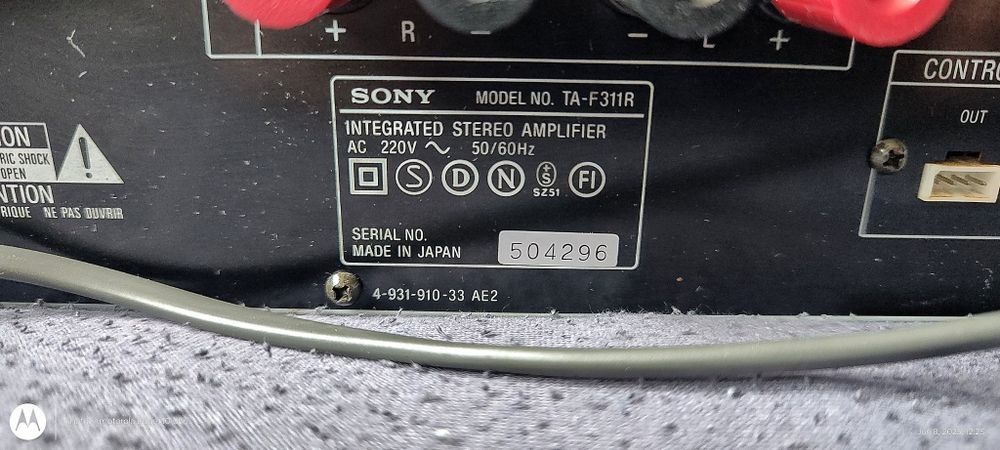 Sony TA-F311R усилвател