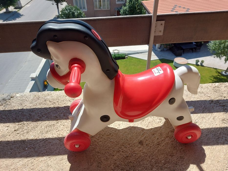 Детско конче на колела + люлка