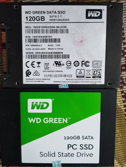 Yangi SSD 120 GB