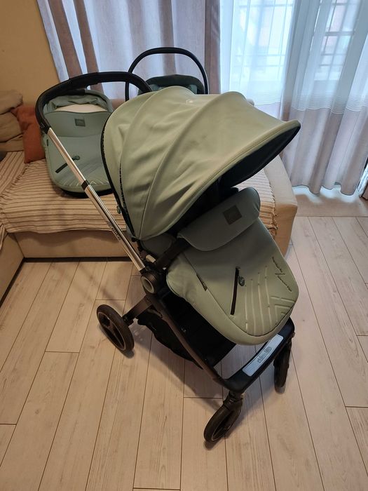 Бебешка количка 3 в 1 Chipolino - Елит, мента