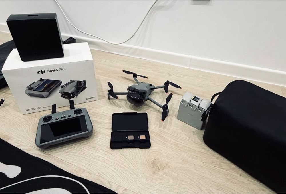 Дрон DJI Mini 5 Pro Fly More Combo Plus (DJI RC 2) сұр