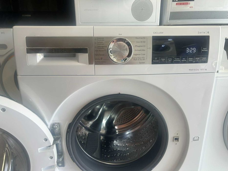 Пералня със сушилня Bosch Serie 6 Wash&Dry 9/6кг Exclusiv
