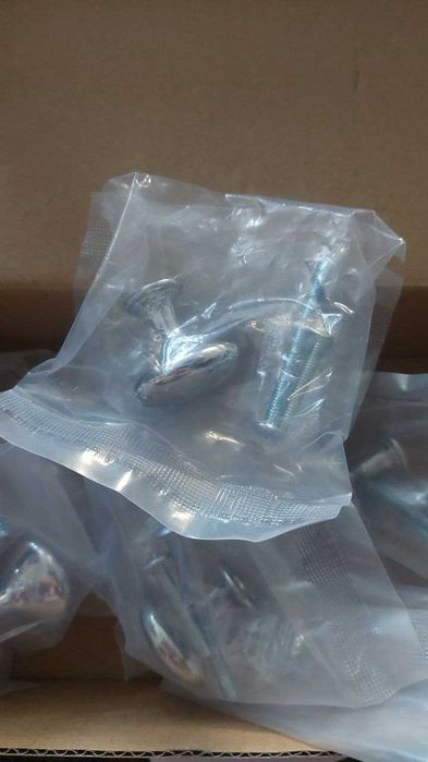 Amerdeco 7 бр. Дръжки за шкафове. Кръгли полирани хромирани