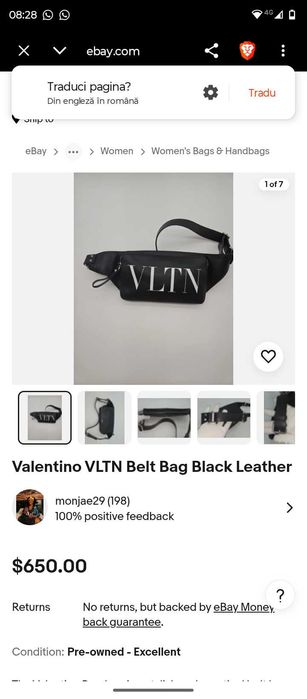Borseta piele Valentino bags