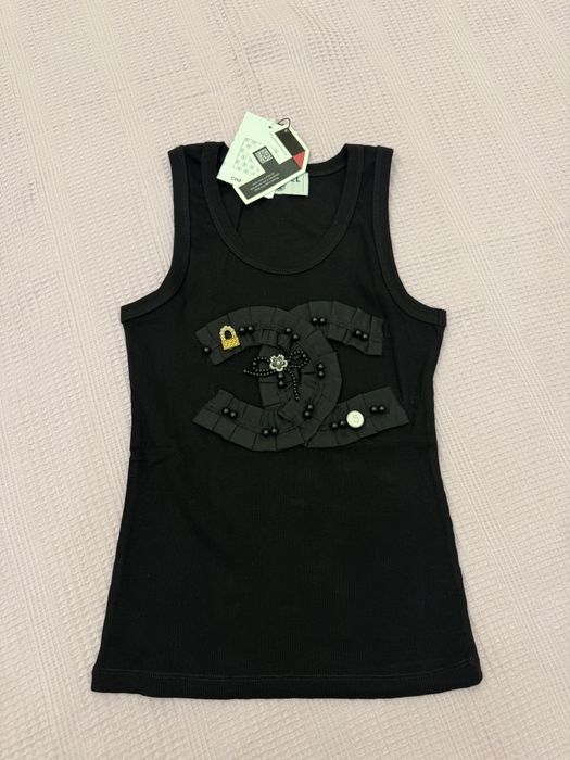 Top de dama negru