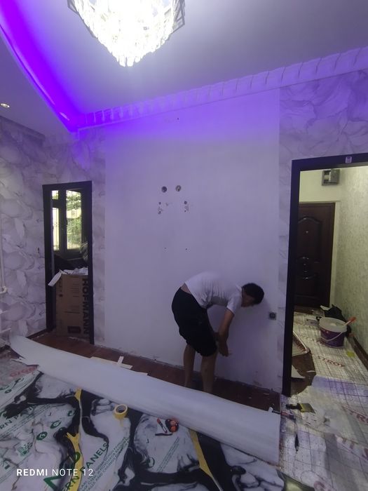 Sifatli oboy yopishtirish va uy remonti xizmati | Tajribali usta