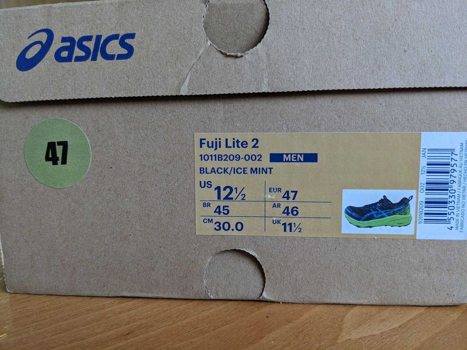 Asics Fujilite 2 47/30 см. стелка