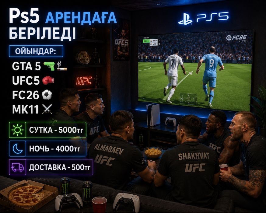 Аренда пс5 playstation5 ps5