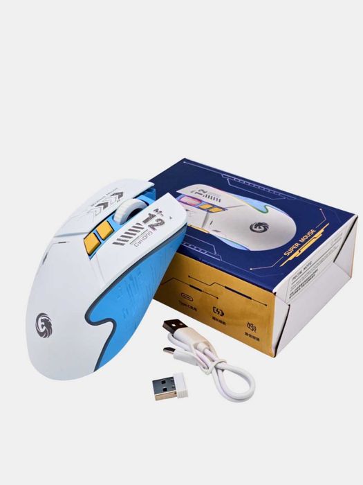 Мышка беспроводная игровая компьютерная для ноутбука и ПК