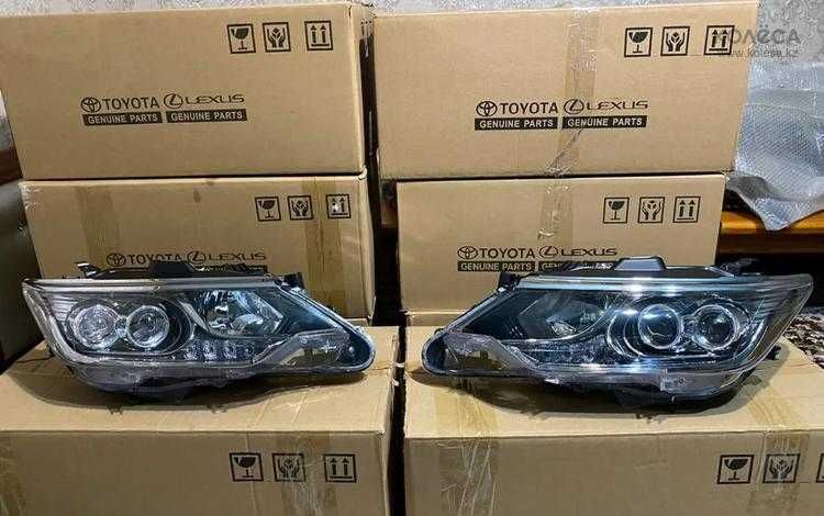 Фара левая и правая на Камри 55 Эксклюзив / Camry 55 Exclusive
