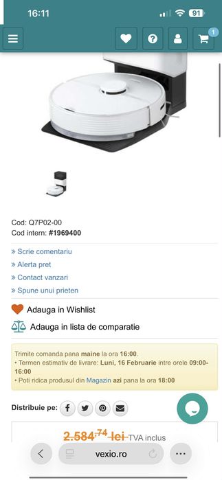 Aspirator robot Roborock Q7 Max