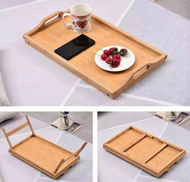 Бамбуковый столик для завтрака в постели