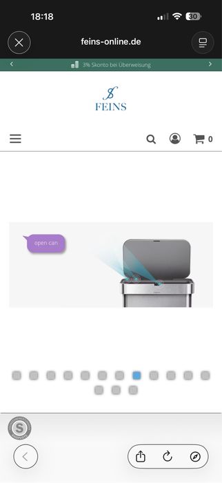 Cos de gunoi inteligent