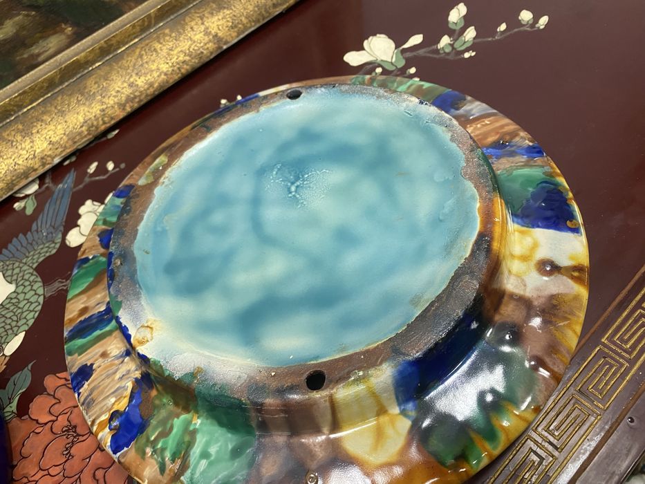 Порцеланов съд за масло Butter Dish Art Nouveau Франция 1900