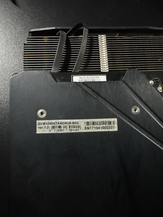 Видеокарта Aorus Rx 580