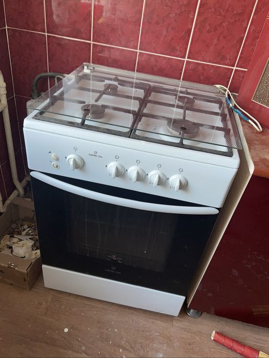 Электрлі газ плита