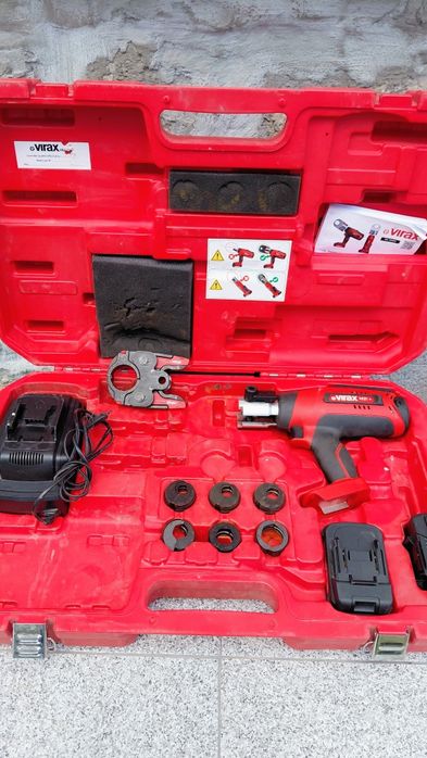VIRAX M21+ Акумулаторена преса за тръби 18V