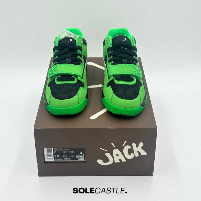Nike Jordan Jumpman Jack CJ1 T-Rexx Travis Scott 'Green Spark'