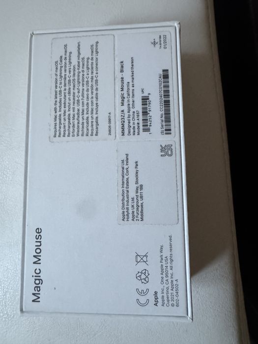 Apple Magic Mouse USB-C в черен цвят