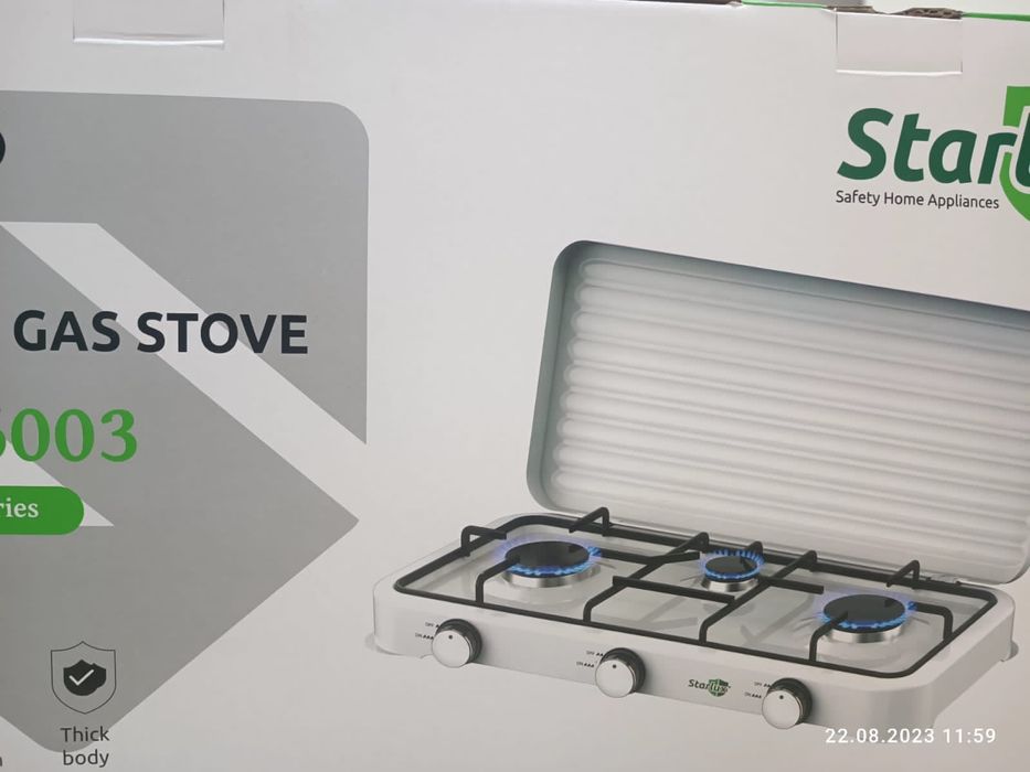 Газовая плита 3х конфорочная НОВАЯ