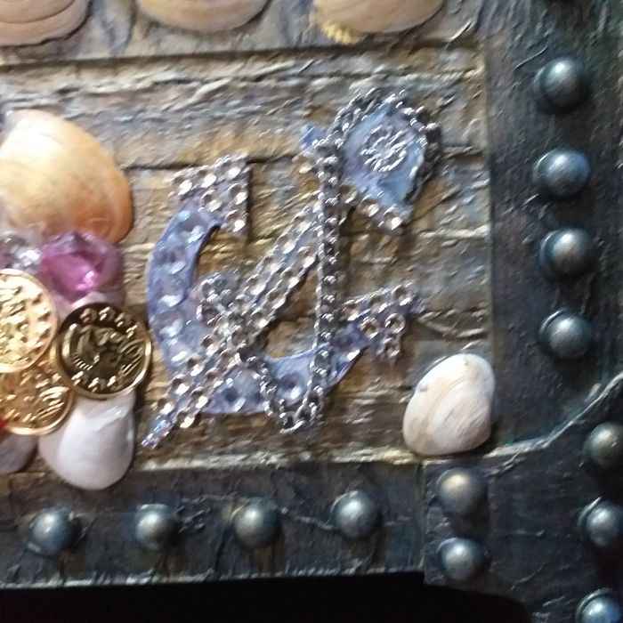 Пиратский сундук-шкатулка