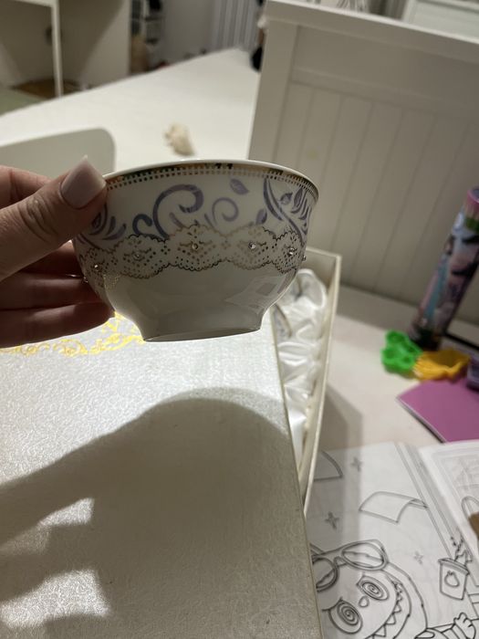 Набор Elamina чайник и пиалки