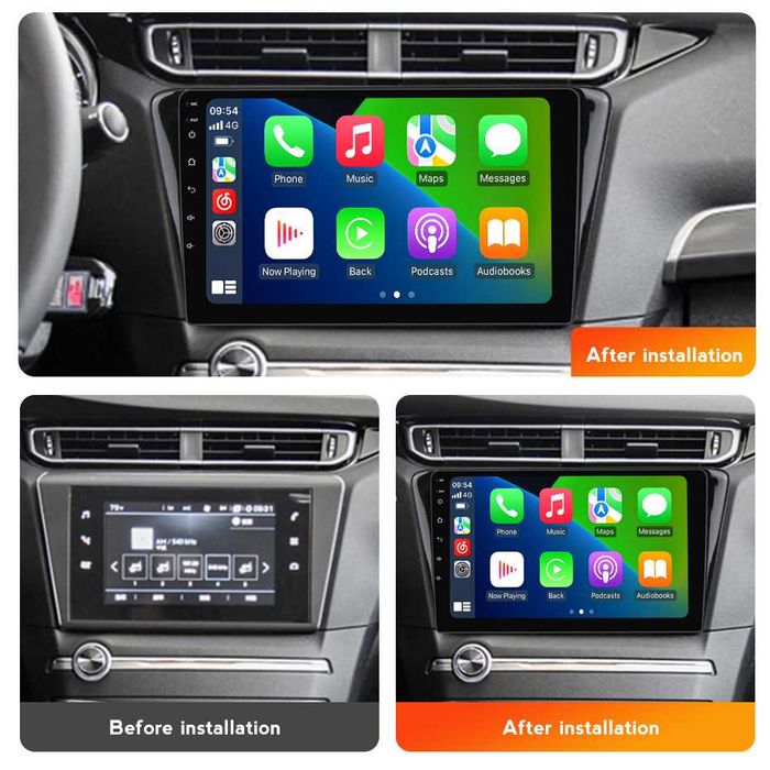 NAVIGATIE Android 14 Peugeot 408 2012 -2020 1/8 Gb Waze CarPlay CAMERA