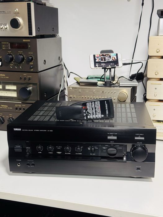Amplificator de fidelitate YAMAHA AX-892,telecomandă,115W/canal 8ohmi