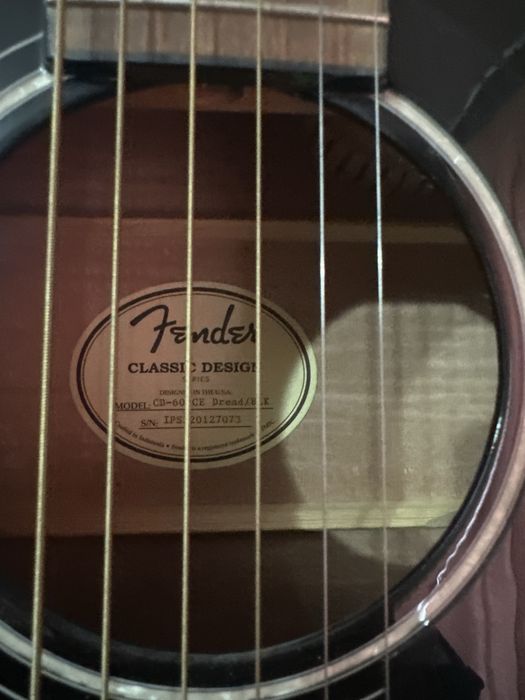 Аккустическая гитара Fender