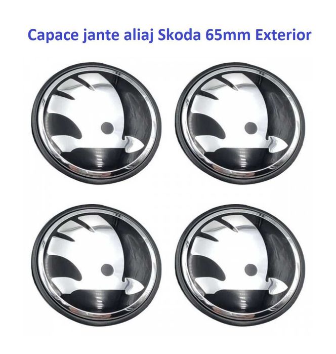 Capace jante Skoda Diametru 56mm exterior / 65mm exterior