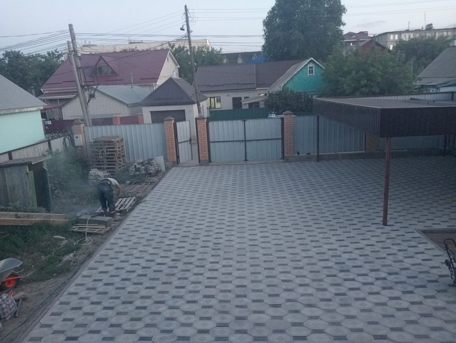 Брусчатка укладка плитки