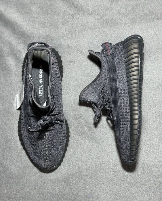Adidas Yeezy 350 Static Black Reflective / PREMIUM