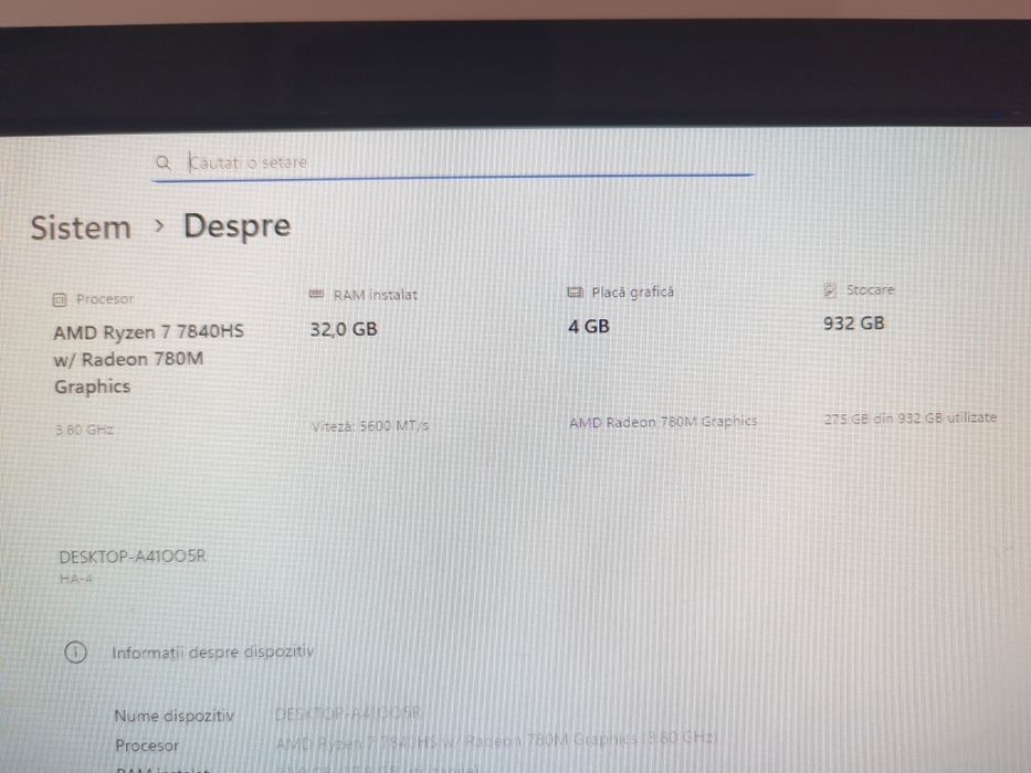 Mini Pc 32GB RAM DDR5, 1TB spațiu de stocare