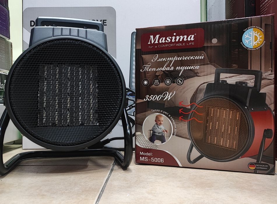 Тепловентилятор, тепловая пушка 2, 3,5, 4, 5 квт