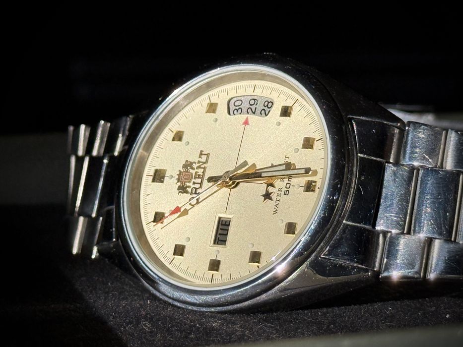 Винтажные механические часы Orient Tristar (Three stars)