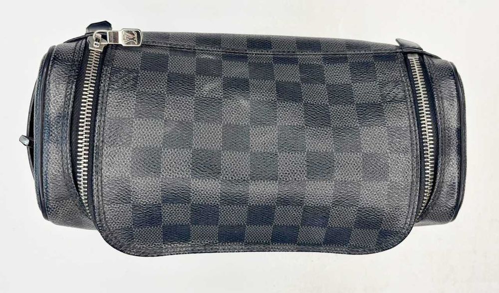 geantă originala de toaletă Louis Vuitton Damier Graphite