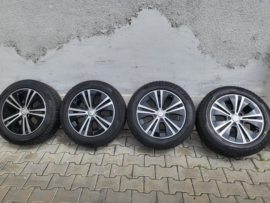 Jante aliaj Mercedes R17, anvelope Pirelli 225 55 17