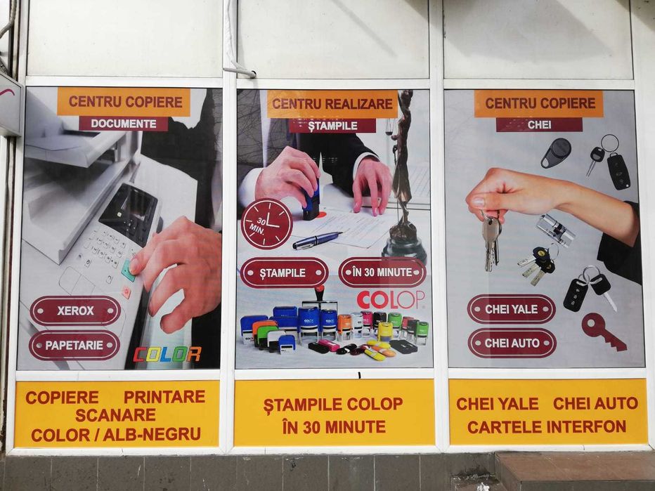 Etichete,bannere,bennere,colantari magazine, stikere auto,placi rigide