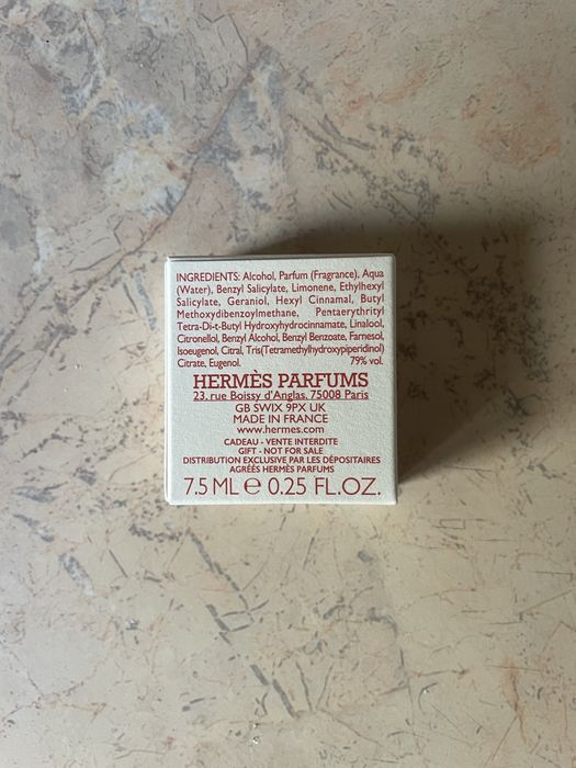 Hermes  Barenia apa de parfum miniatura