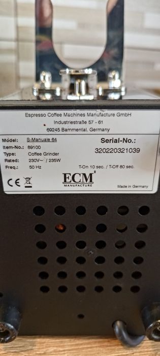 Râșniță cafea ECM S-Manuale, cutite flat burr  64 mm
De vânzare ECM S-Manuale 64, una dintre cele mai puternice râșnițe espresso „grind-o