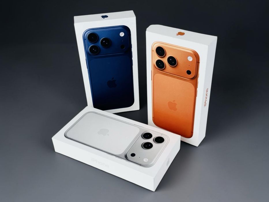 Apple iPhone 17 Pro Max 1TB Cosmic Orange / Deep Blue / Silver НЕРАЗПЕЧАТАН! Гаранция!