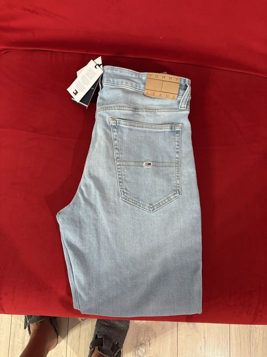 Blugi barbati Tommy Hilfiger 34/30 slim-fit noi