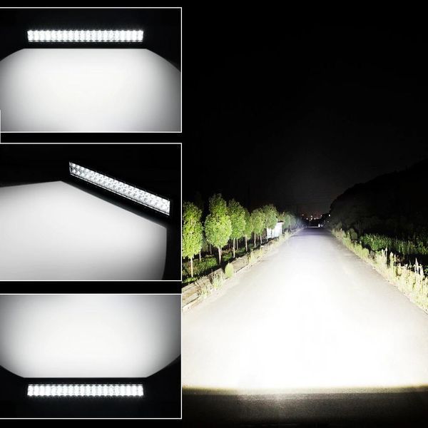 Лед Бар ,5см Мощен OFF ROAD LED BAR 120w 40 Led 12v/24v Атв, Джип, 4х4