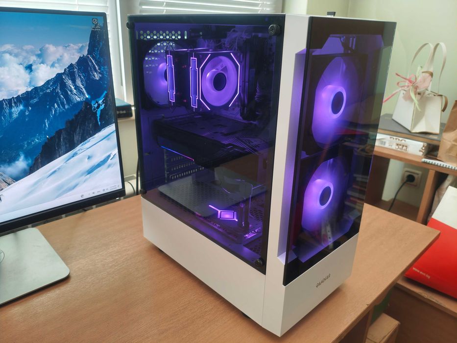 Геймърски компютър, Ryzen 5500, Rtx 3060Ti, 512Gb nvme, 1tb hdd, 16gb Ram