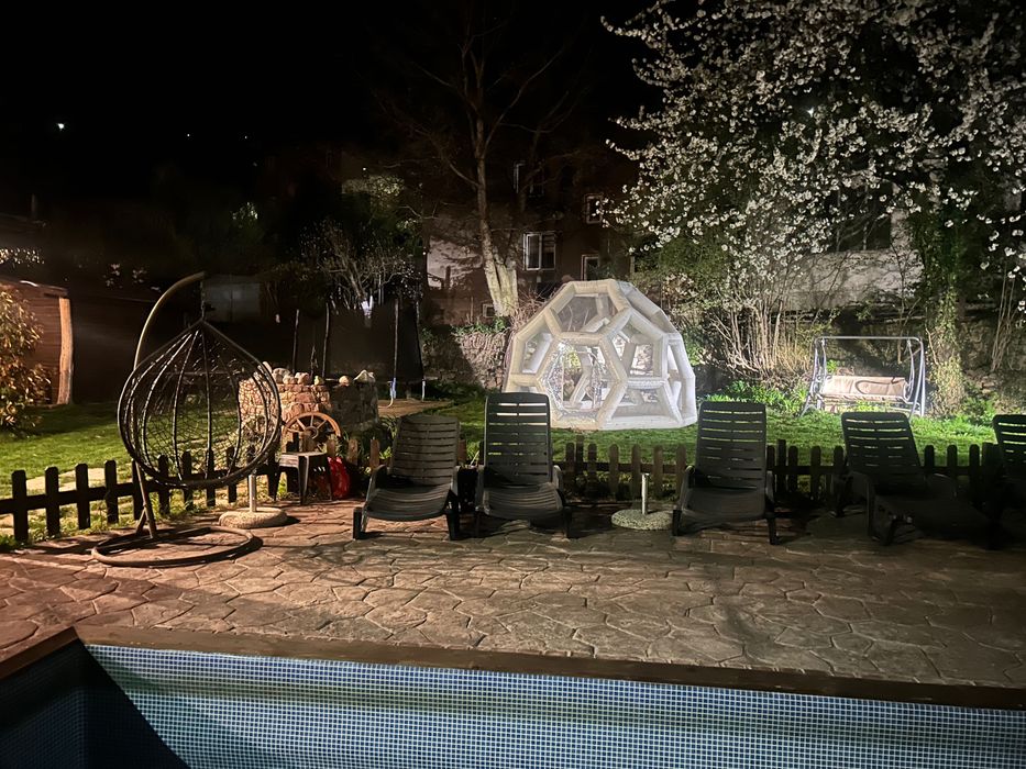 Прозрачна палатка надуваема