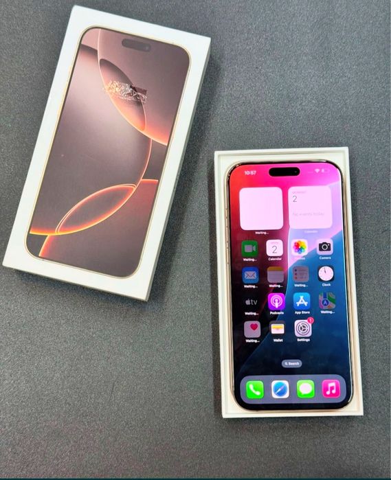 •« iPhone 16proMax »•
•« 256gb »•
•« Desert»•
•«